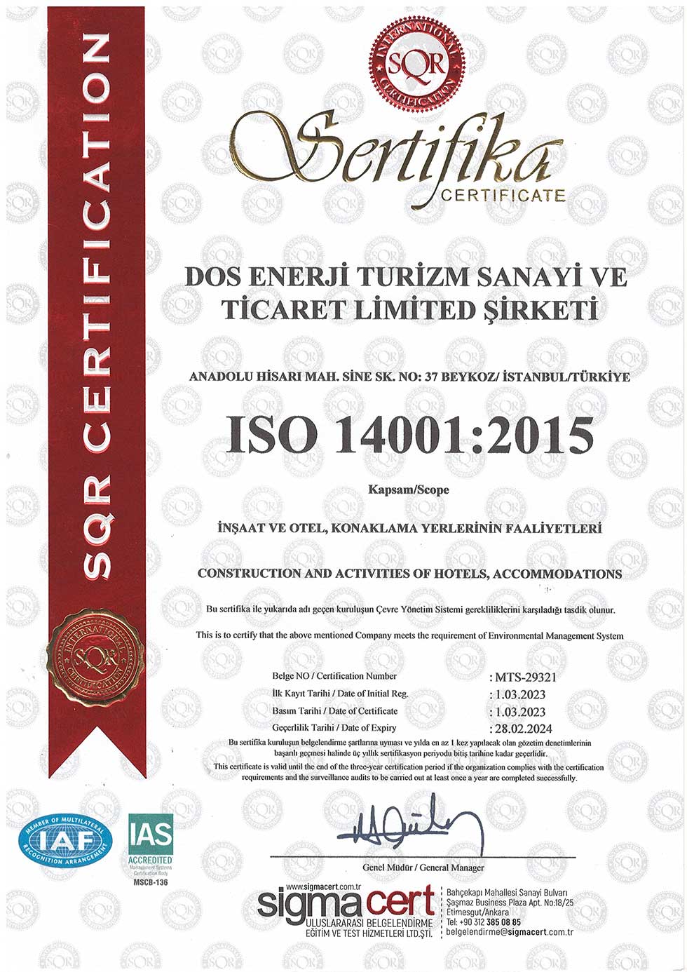 ISO 14001:2015