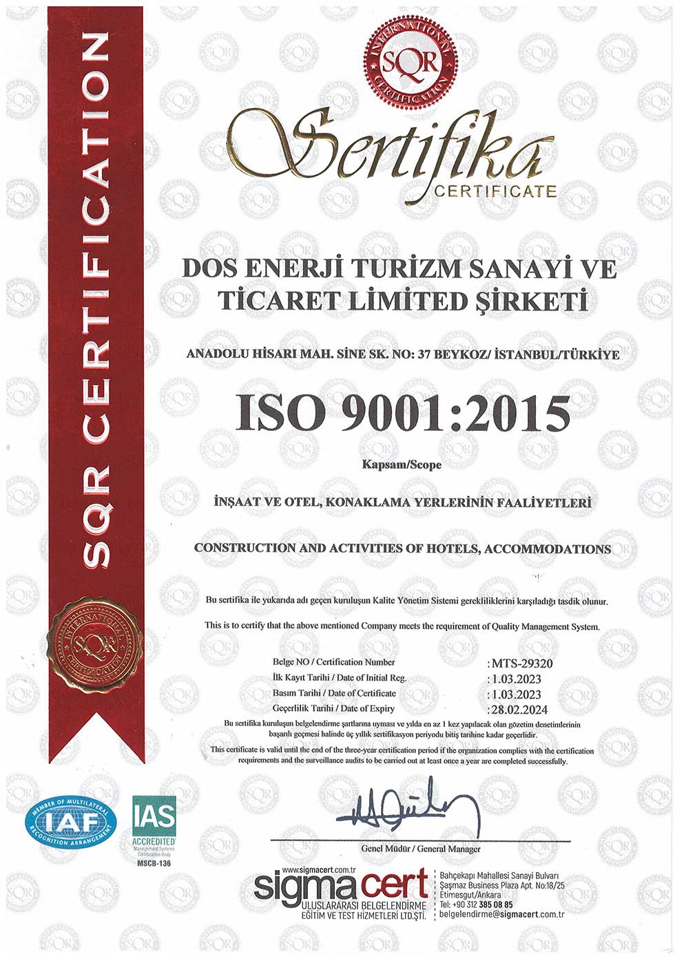 ISO 9001:2015